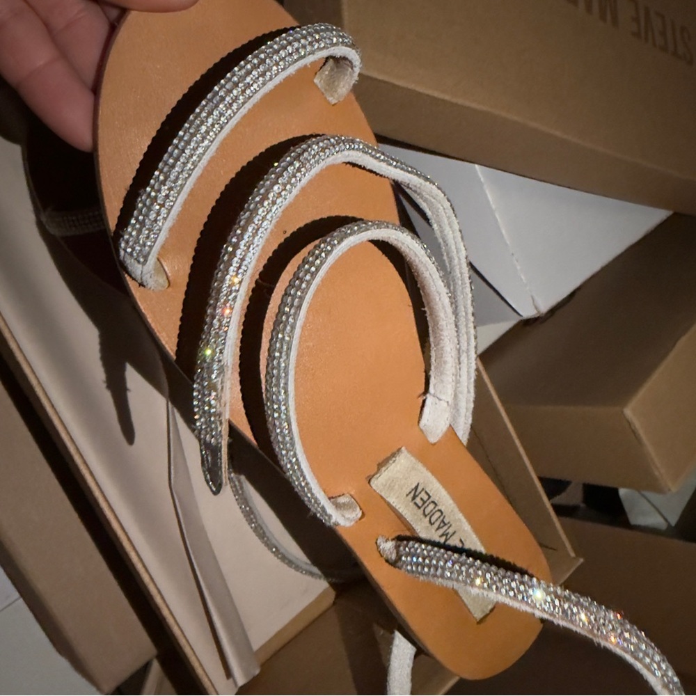 Steve Madden wrap around sandals